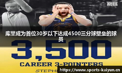 库里成为首位30岁以下达成4500三分球壁垒的球员